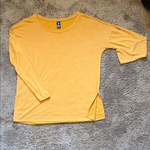 Skechers Mustard Long Sleeve Tee